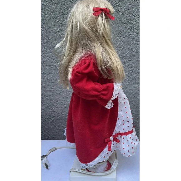 Vintage Telco Motionettes Of Christmas 1989 Blonde Girl in Nightgown & Slippers - Picture 12 of 16